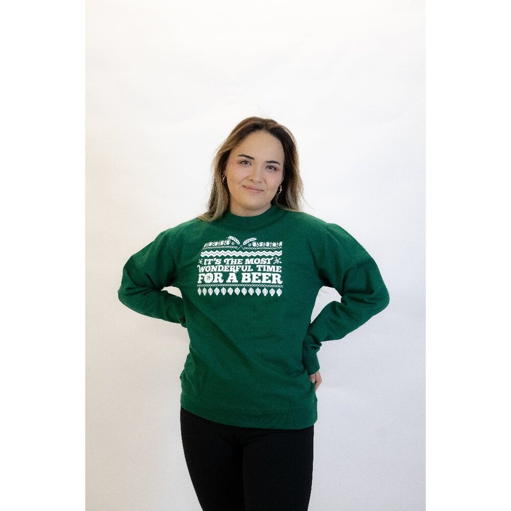 1876 | The Most Wonderful Sweatshirt - Green *FINAL SALE*